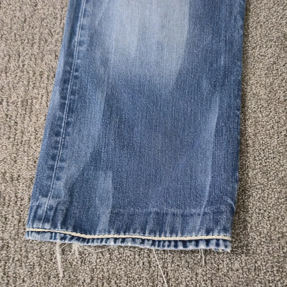 Vintage True Religion Deadwood Ropestitch Jeans Size 38 Designer Flap Pocket